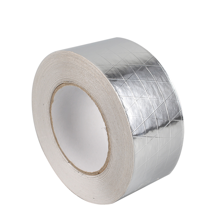 high quality strong adhesive reinforced heat resistant aluminum foil fiberglass scrim kraft tape for air conditioning