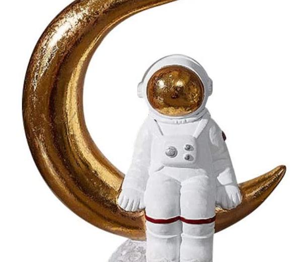Astronauta Figura de Acción Estatuilla Estatua Escultura Decoración de Escritorio Juguete Regalo