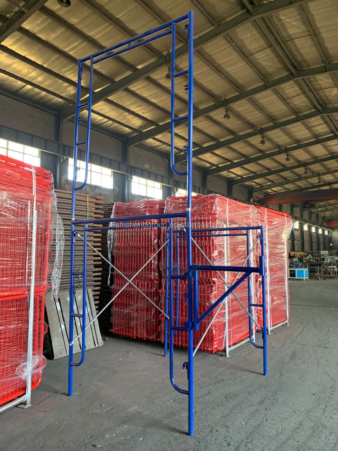 ss钢管脚手架框架28 固定脚手架塔脚手架金属梯 - buy tower crane