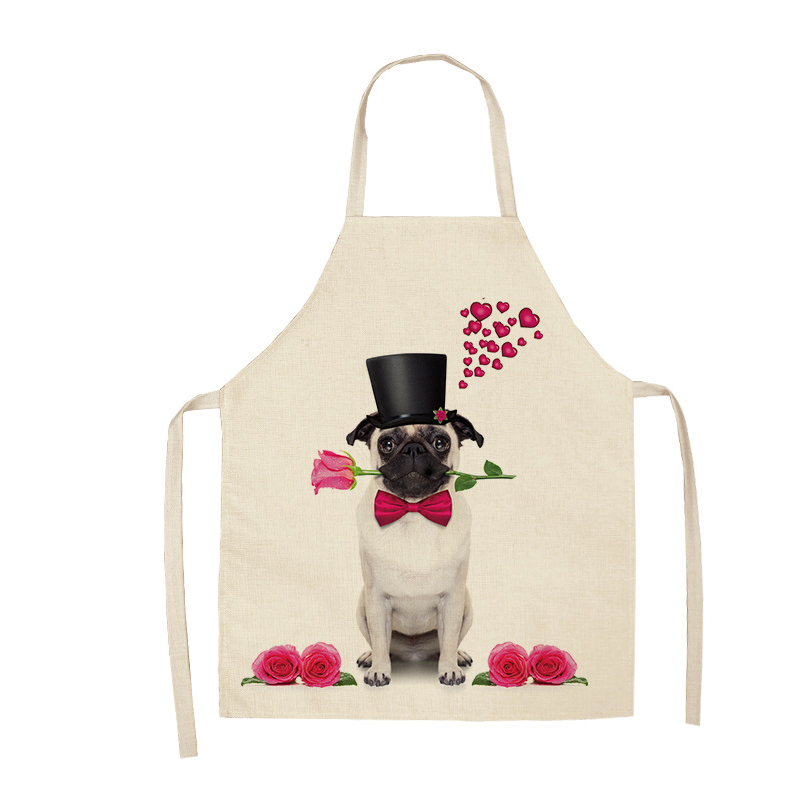 Самая низкая цена кухонный фартук 100% хлопок заказной вощеный