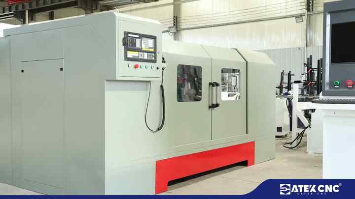 CATEK CNC Multi-function Mini Automatic CNC Woodworking Lathe Machine CK 1530-4T Enclosed Automatic CNC Lathe Machine