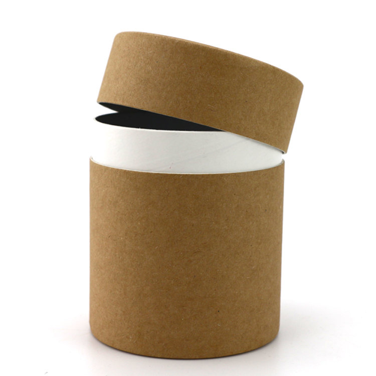 Caixa de empacotamento do cilindro de papel amigável reciclável quente de Eco da venda para o chá/ervas/o tubo de empacotamento /Deodorant do café