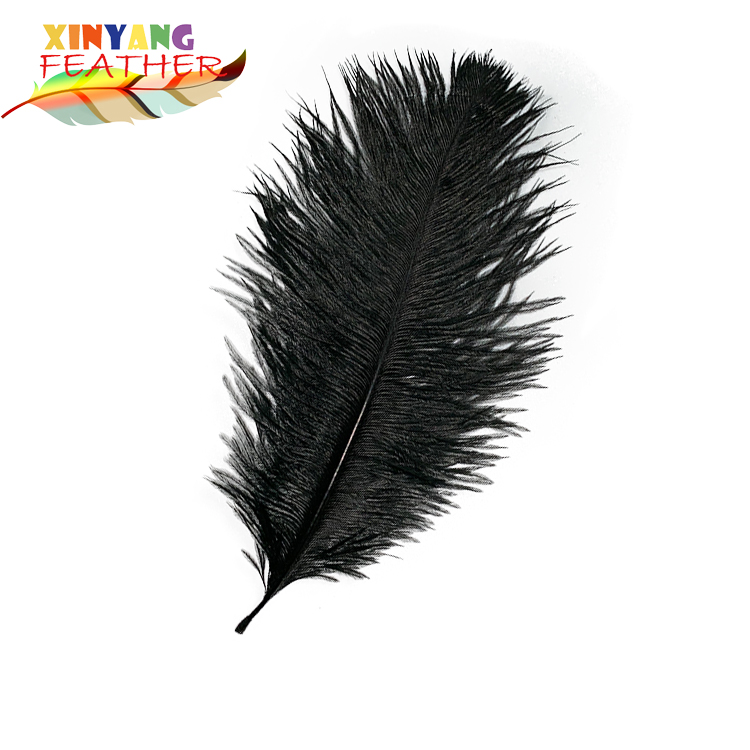 100PCS//SET 20-25CM Beautiful Luxury Style Ostrich Feathers DIY Wedding Party Decorative Celebration Feathers Black//White