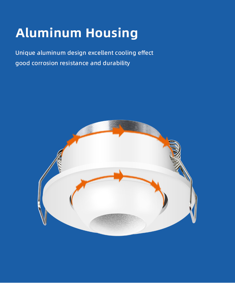 Dimmable Coolwhite Professional Led Spotlights Hotel Surface Mount Spotlights