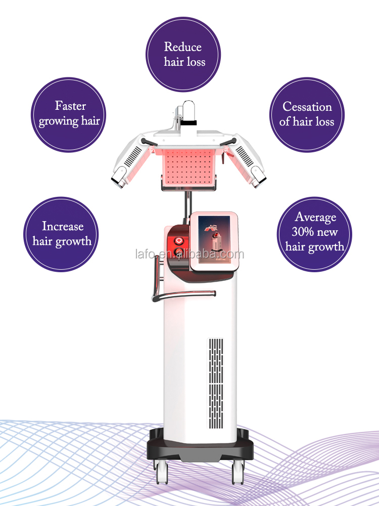 Effective 650nm diode laser hair regrowth treatment machine / anti-hair loss beauty machine LF-361