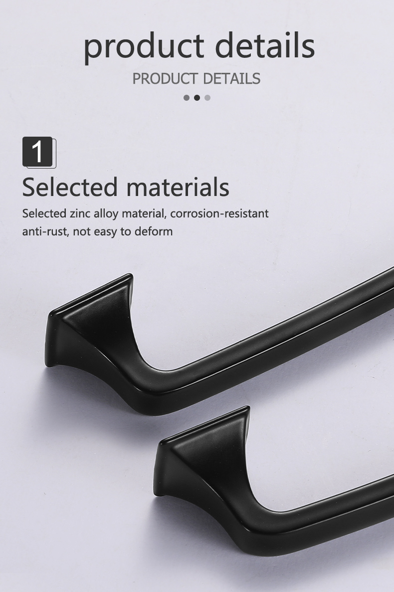 Classic Zinc Door Knob Kitchen Furniture Drawer Hardware Antique Pull Black Cabinet Handles //