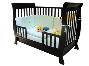 3 in 1 sleigh cot