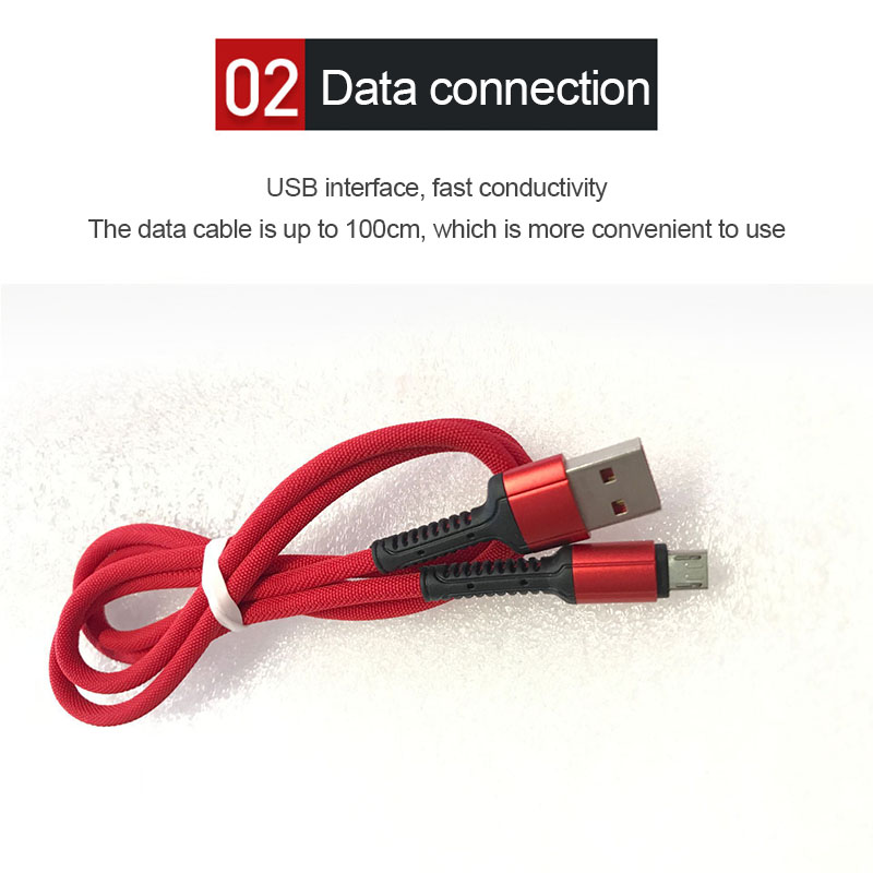 Fast Charge USB Mobile Phone Charger Cable For iPhone Android Type C