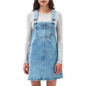 denim dungaree dress online