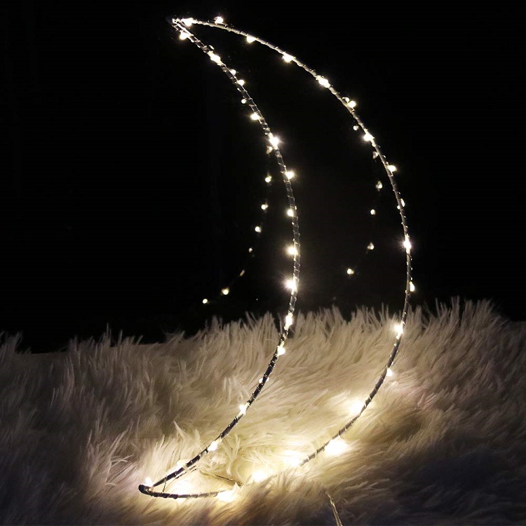 Фея луна и звезды LED Ramadan мотив свет для улицы Рождество наружного освещения украшения