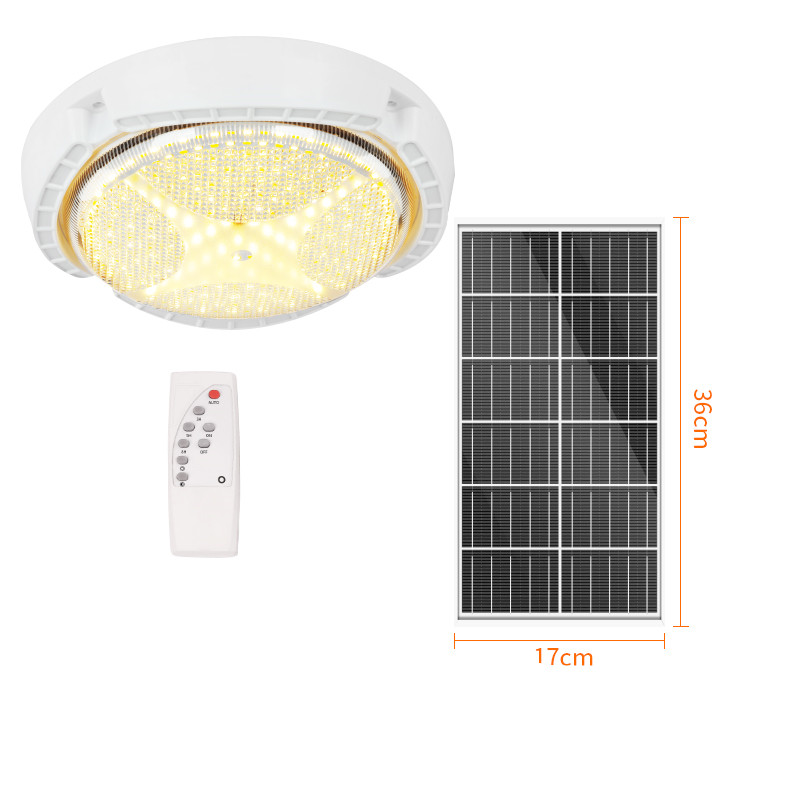 Современный круглый внутренний жилой балкон с дистанционным управлением ip65 Водонепроницаемый 18 Вт 24 Вт 36 Вт светодиодный солнечный потолочный светильник