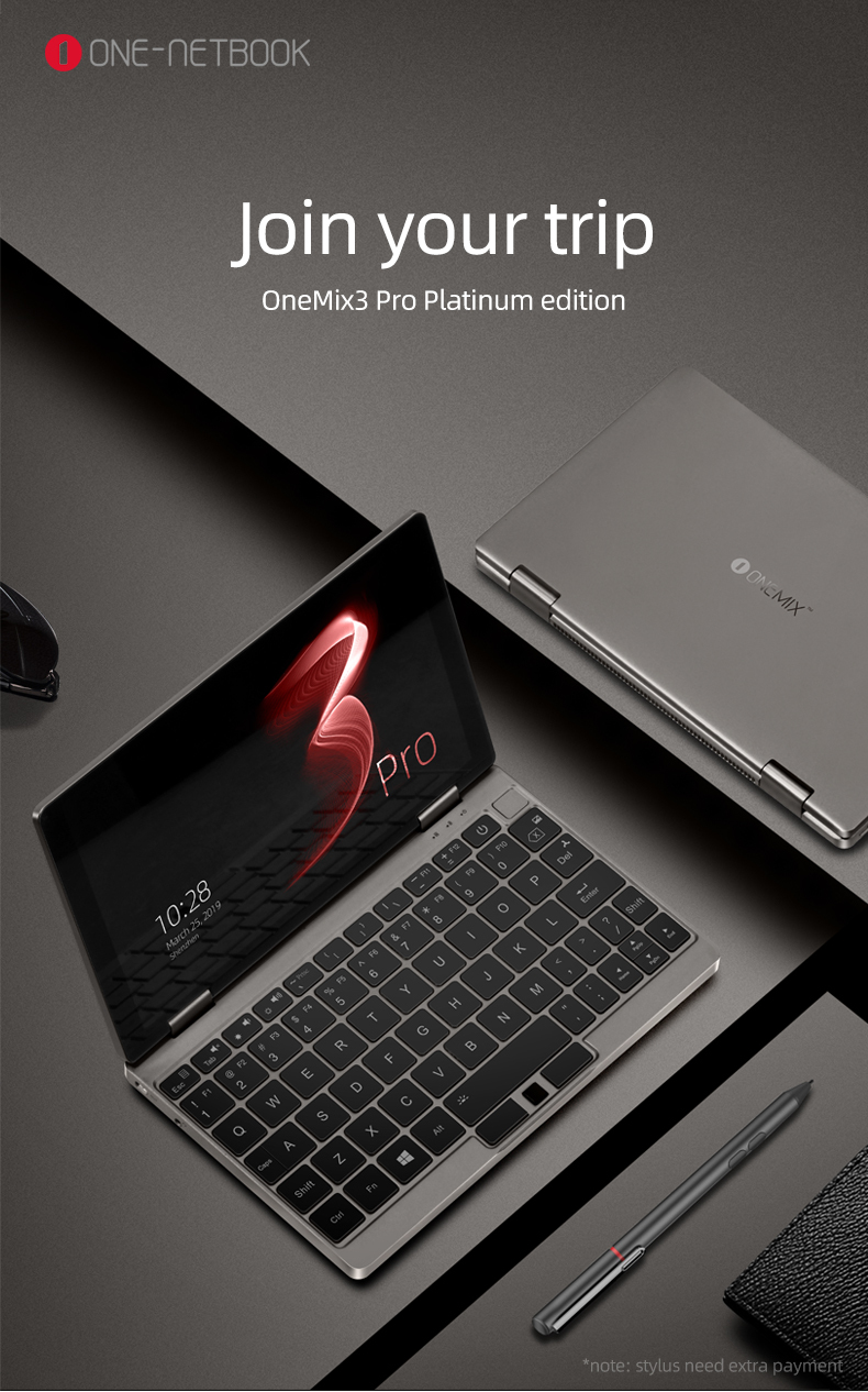 OneMix3 Pro Platinum Edition Laptop: Intel Core i7, 16GB RAM