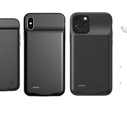 Recarregável Bateria de Caso Carregador de Bateria de Alta Capacidade Prolongado TPU Silicone Case para iPhone 11