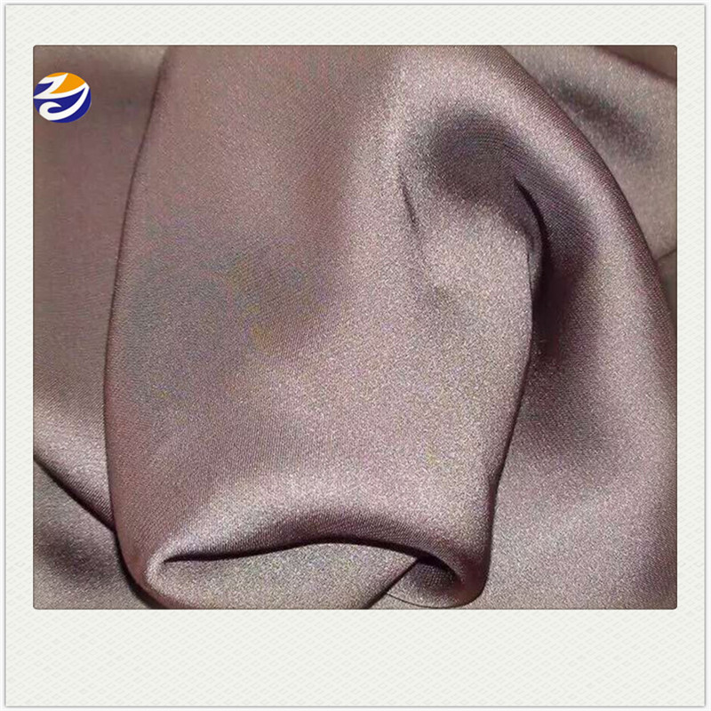 Экологичная 100% переработанная полиэфирная искусственная шелковая шифоновая атласная ткань