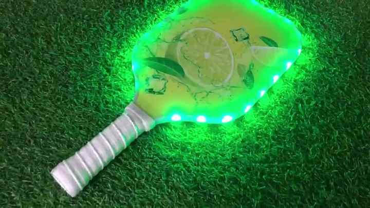 Pickle Racket Inside Elitegolf Honeycomb Core Nine-Layer Wooden Pickleball Racket for ...