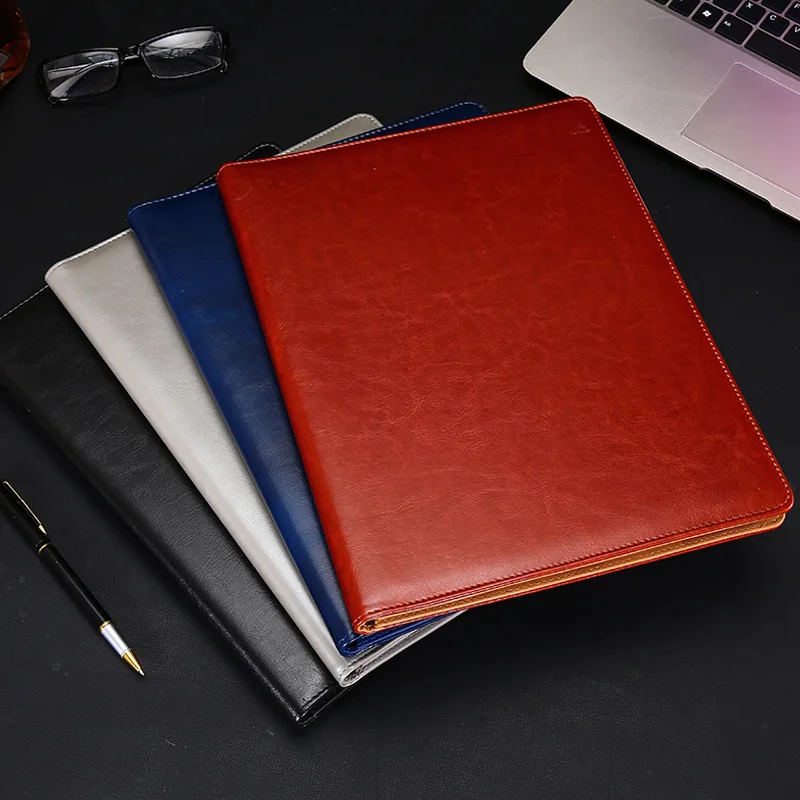 hot selling a4 notebook premium leather business portfolio