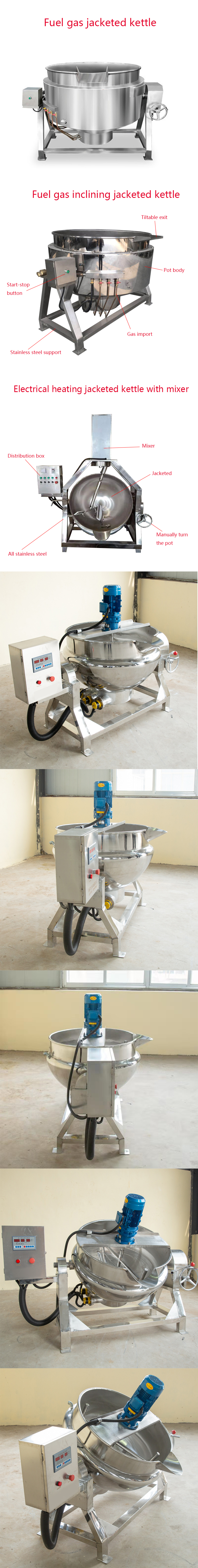 Nước Sốt Gia Vị Gia Vị Chảo New Tự Động Thiết Bị Máy Làm Thực Phẩm Với Khuấy Chức Năng Đun Sôi Pan