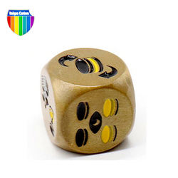 블랙 금속 rpg dnd 골드 빈 6th 여섯 양면 주사위