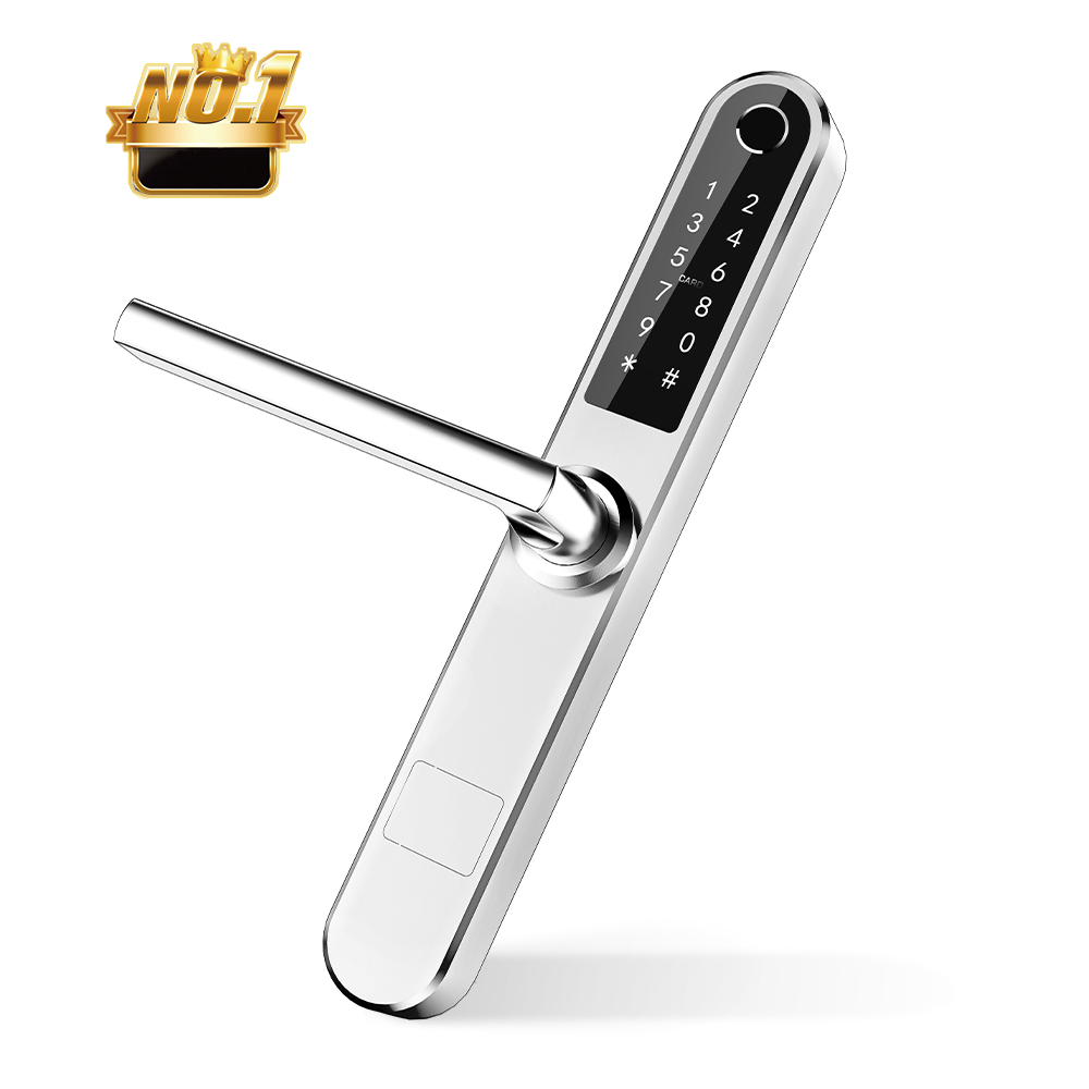 Ultrathin Smart WiFi Finger Look Security Bluetooth Electronic Sliding Aluminum Door Locks