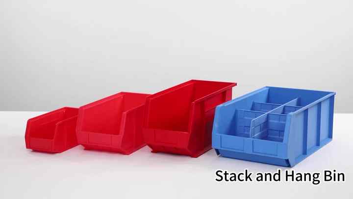 Versatile PP Plastic Stacking Storage Bins for All Needs