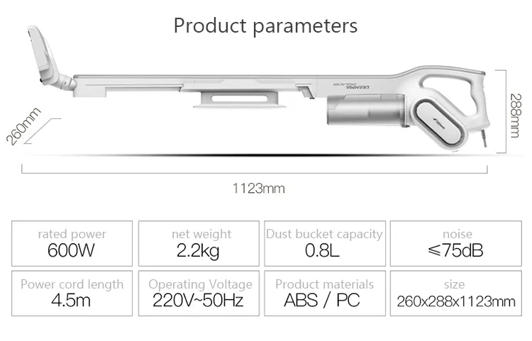 Xiaomi Deerma DX700เครื่องดูดฝุ่นมือถือ,เครื่องดูดฝุ่นแรงดูดฝุ่นสำหรับใช้ในบ้าน DX700S