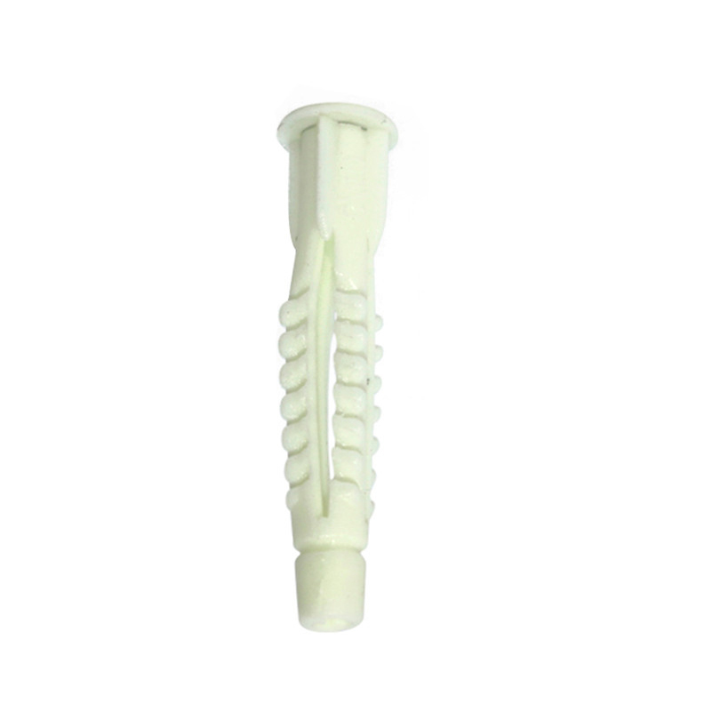 10X60mm Plastic Expansion Tube Column Concrete Anchor Wall Cap Frame Fixings Yellow Tube 10 Pieces