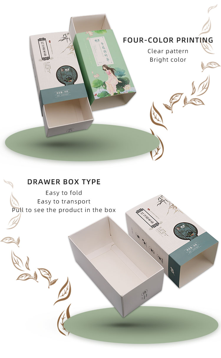 Custom Matt Small Sliding Slide Paper Drawer Box Packaging Cardboard Drawer Gift Paper Box with Puller Open