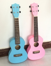 Wholesale Percussion Musical Instruments Practice Mini Colorful 21 inch Ukulele Guitar Toy Small Wooden  Children