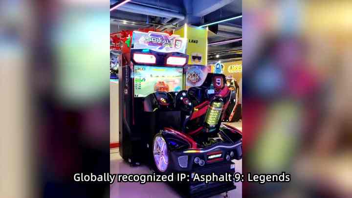 ASPHALT 9 DX Coin Operated Driving Simulator Arcade Machine