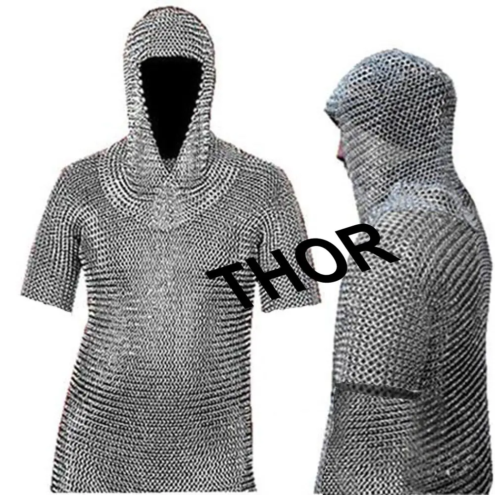 Medieval Sleeveless Chainmail Shirt Chain Mail Vest Armour Chainmaille vest vg