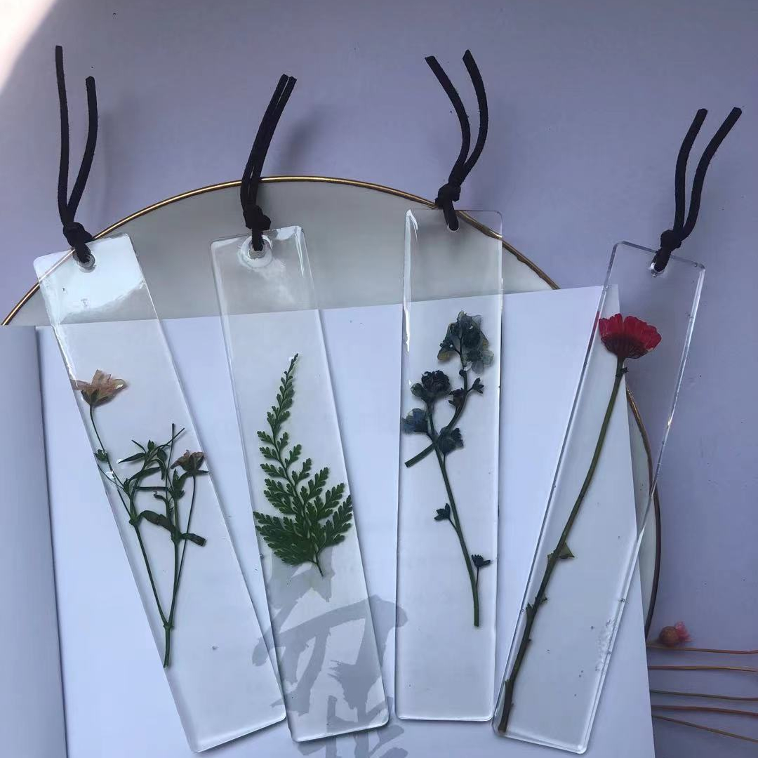 Новинка, креативный клей ручной работы из эпоксидной смолы, украшения для сухих цветов, книга-Пресс из смолы, украшение для дома, поделки, Закладка