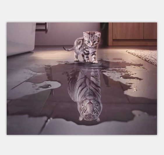 Nova 3D Jigsaw Coração Engraçado Tigres Puzzles 1000 Peças de Papel Brinquedos Educativos Puzzles Brinquedos Para Crianças dos miúdos Adultos Decorações