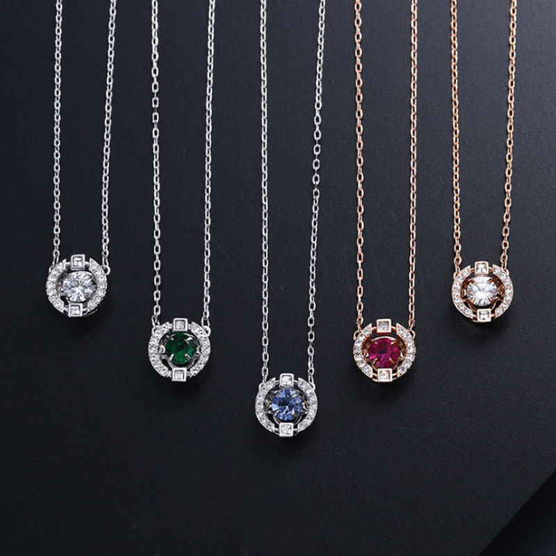 Стильное Хрустальное умное ожерелье Element, женское Подарочное ожерелье в виде бьющегося сердца