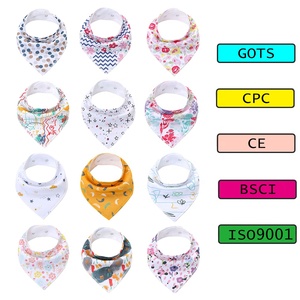 Unisex Gift Set for Drooling and Teething Babies Soft Cotton Baby Bib