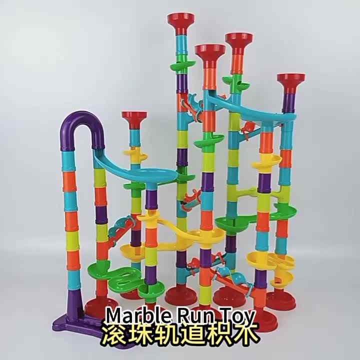 コレクション Runrun Educational Marble Run Block Set For Kids & Adults – 197 Pcs