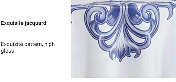 Wholesale Jacquard  Wedding  Cloth Custom Table Cloth