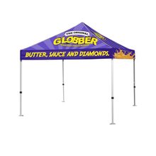 China Supply 10x10 ft Cheap Pup Up Canopy Tent Custom Printed Roof Top Tent for Exhibition