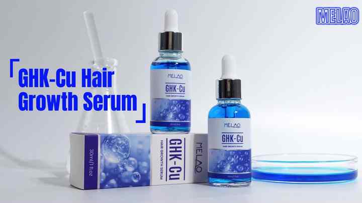Private Label Copper Peptide Hair Serum GHK-Cu + AHK-Cu Peptides Hair  Growth Oil Anti-Hair Loss Regrowth Treatment Ghkcu Serum