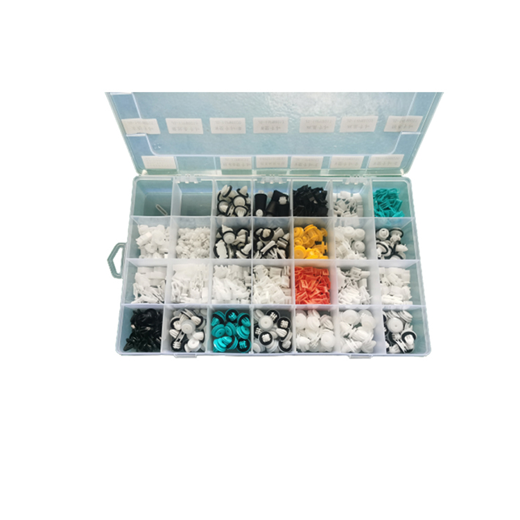 Автомобильные детали, автомобильные заклепки, автомобильные фиксаторы, комплект пластиковых крепежных элементов может быть изготовлен на заказ