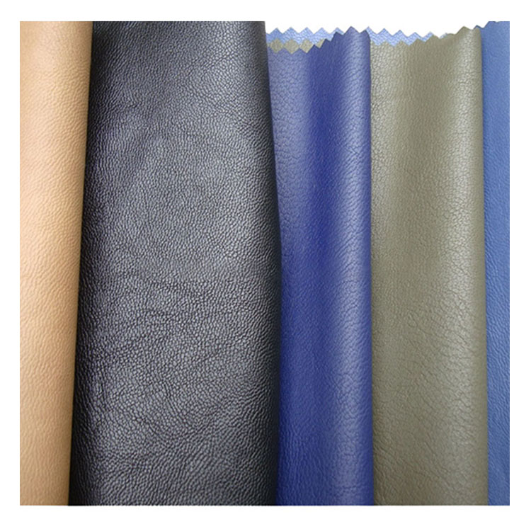 Thin Soft PU Leather Fabric For Making Clothes 54 Inch Faux Leather For Garment