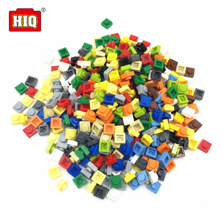 24 цвета 1x1dots опорная пластина пластик 1*1 Строительные кирпичи