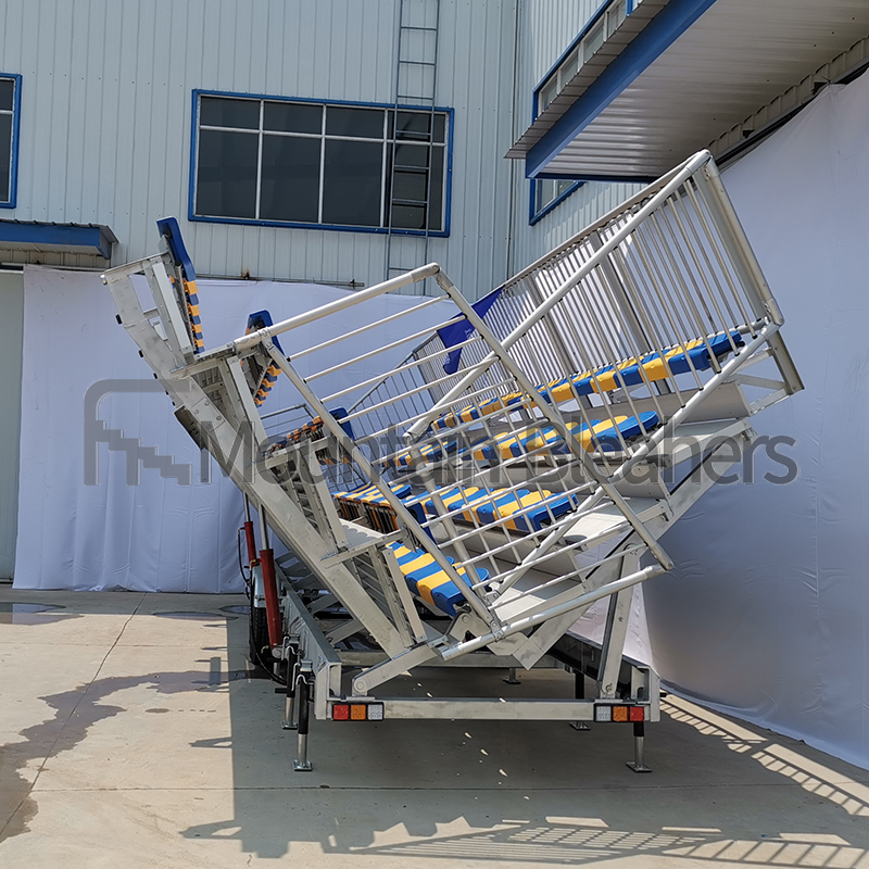 8F Профессиональный портативный мобильный Grandstand переносная Складная трибуна для проката