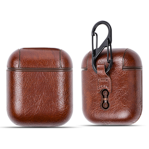 Shockproof Drop Proof Anti-Lost Earphone Accessories For Apple Airpod Leather Case