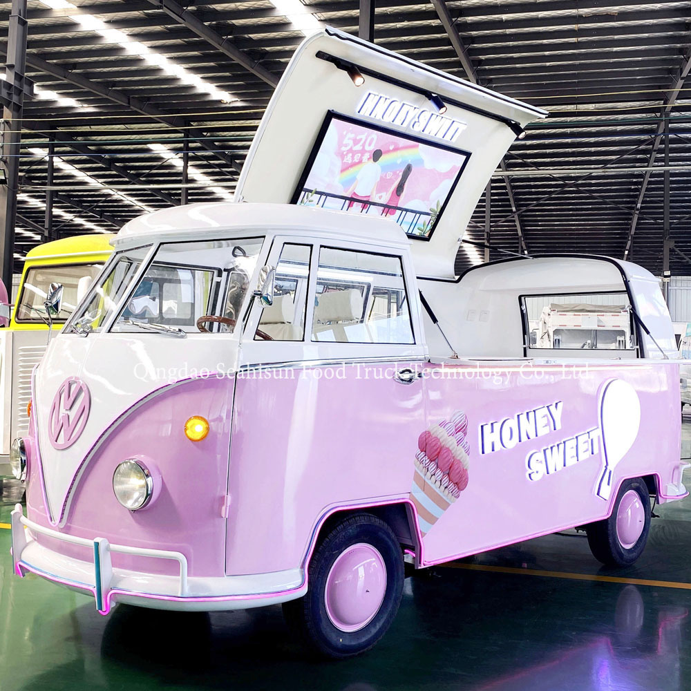 Уличная тележка для еды, прицеп для кейтеринга, электрический грузовик для мороженого, оборудование, электрический грузовик для еды