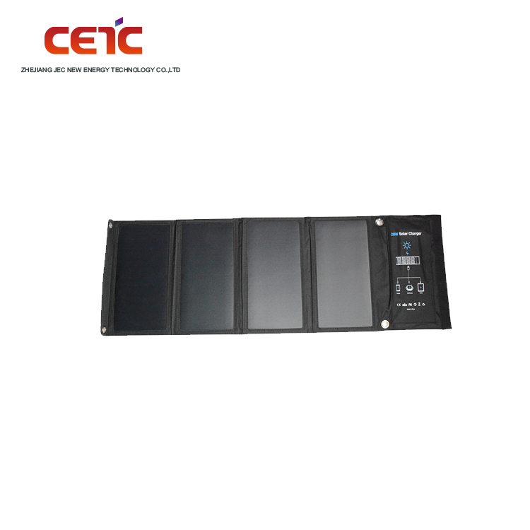 CETCSolar Новое поступление ткань солнечный зарядное устройство запасные аккумуляторы для телефонов 28 Вт пеший туризм