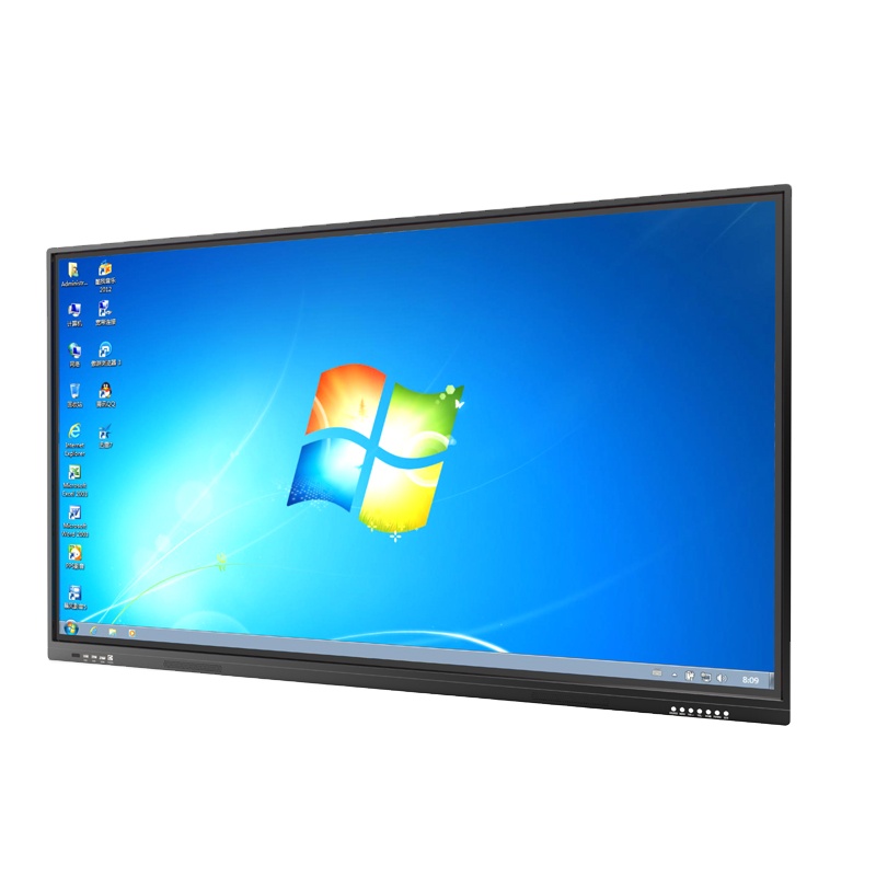 Недорогая интерактивная сенсорная смарт-панель с жк-дисплеем и двойной системой для конференций серии iq 800