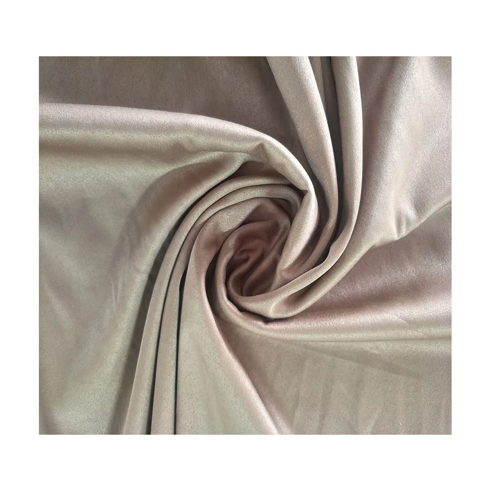 97% Polyester 3% Spandex High quality Elastic Twill peach skin fabric