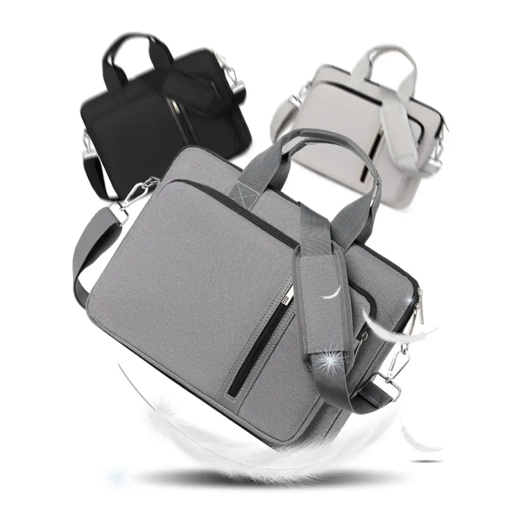 13.3 14 15.6 inch Portable Single Shoulder Shockproof and Waterproof Briefcase Business Laptop Bag
