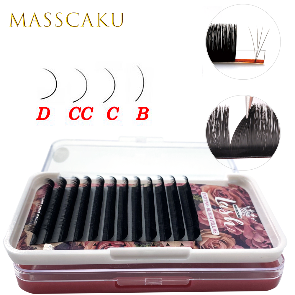 Masscaku предварительно сделанные объем вентиляторы ресницы легко сделать вентиляторы 0,07 объем ресниц