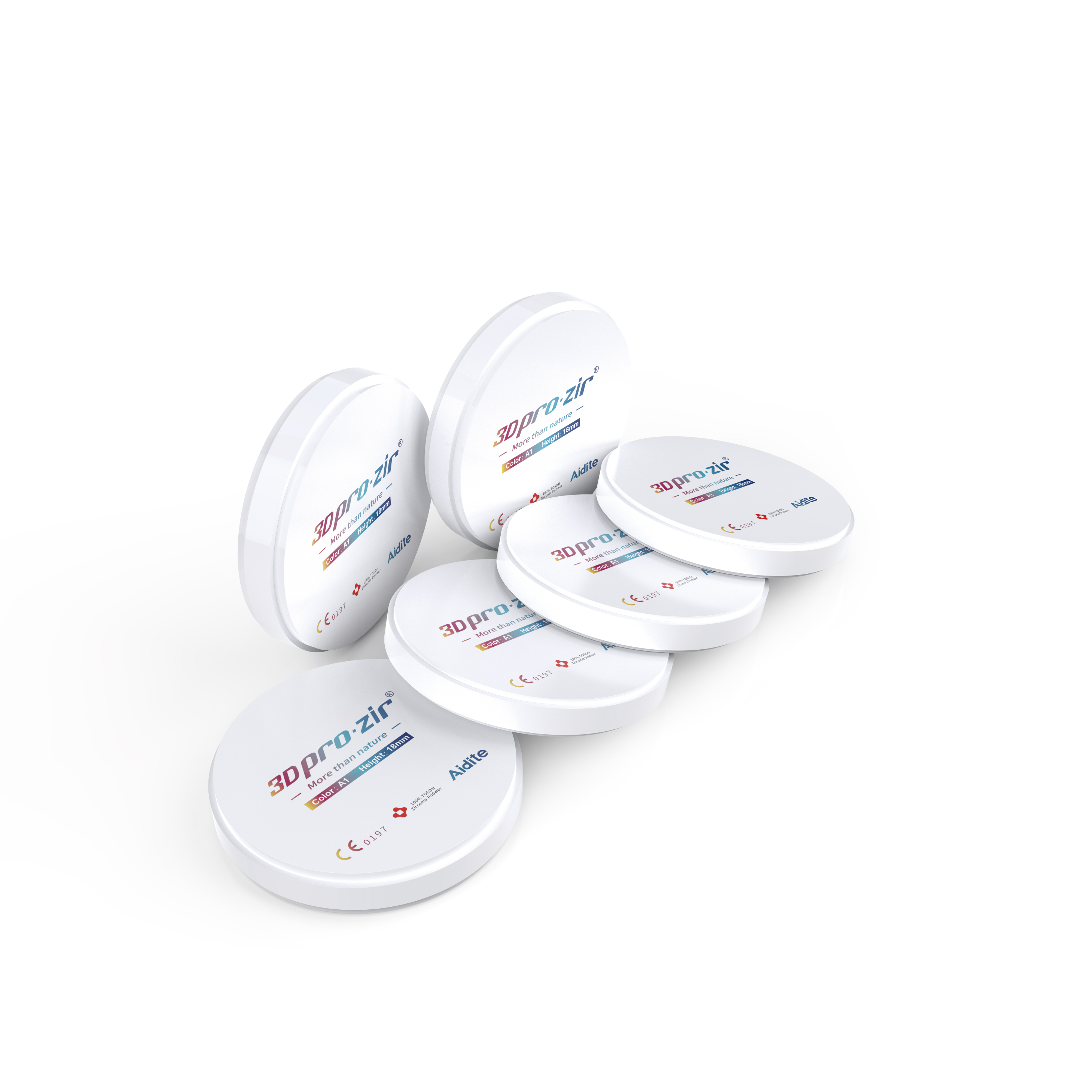 Aidite 3D Многослойные prothese dentaire Zirkonzahn зубов циркониевый блок